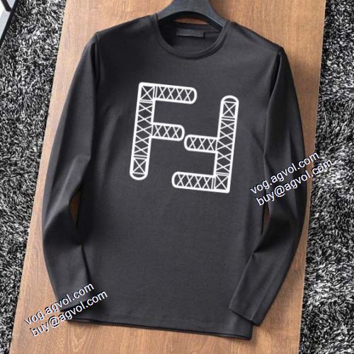 2021秋冬 フェンディ FENDI 2色可選 着心地満点 長袖Tシャツ 極上の着心地 フェンディスーパーコピー