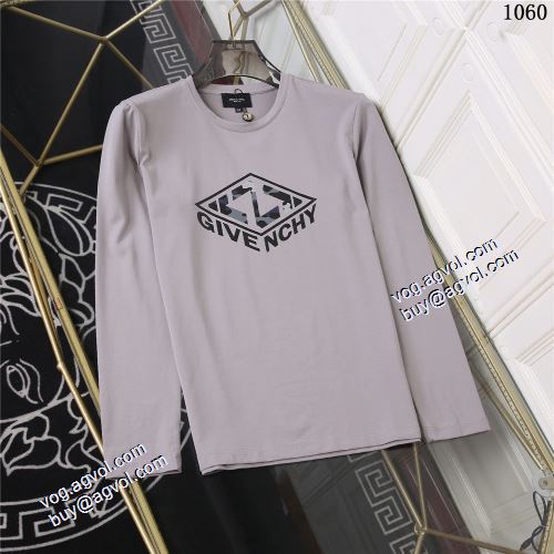2021秋冬 ジバンシー GIVENCHY 3色可選 先行販売 ジバンシィコピー 長袖Tシャツ 収縮性のある