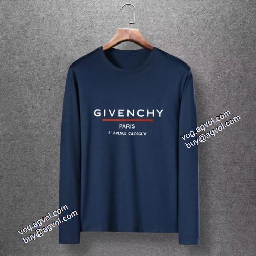 シンプル 長袖Tシャツ 魅力ファッション 2021秋冬 ジバンシー GIVENCHY 6色可選 ジバンシィブランド コピー