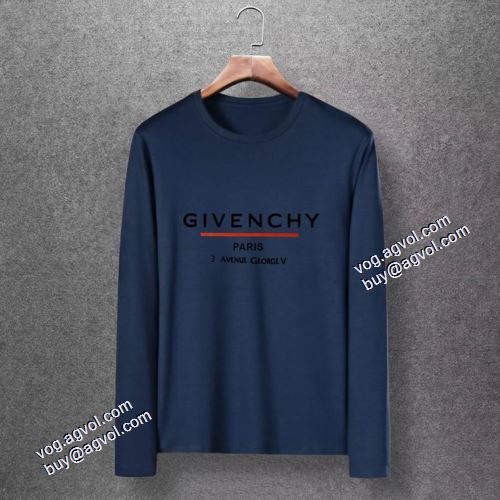 シンプル 長袖Tシャツ 魅力ファッション 2021秋冬 ジバンシー GIVENCHY 6色可選 ジバンシィブランド コピー