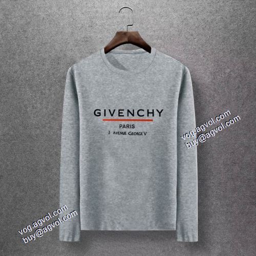 シンプル 長袖Tシャツ 魅力ファッション 2021秋冬 ジバンシー GIVENCHY 6色可選 ジバンシィブランド コピー