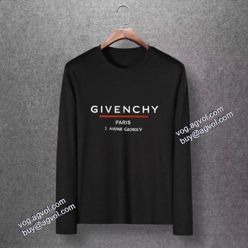 シンプル 長袖Tシャツ 魅力ファッション 2021秋冬 ジバンシー GIVENCHY 6色可選 ジバンシィブランド コピー