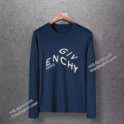 6色可選 2021秋冬 ジバンシー GIVENCHY 長袖Tシャツ 高品質 人気 細身のシルエット ジバンシィコピーブランド
