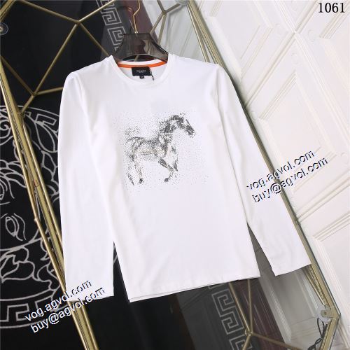 3色可選 2021秋冬 エルメス HERMES 長袖Tシャツ 耐久性のある 吸汗性に優れ エルメスブランド コピー