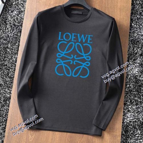 2021秋冬 ロエベ LOEWE 最安値に挑戦 2色可選 暖かみのある肌触りロエベスーパーコピー 長袖Tシャツ