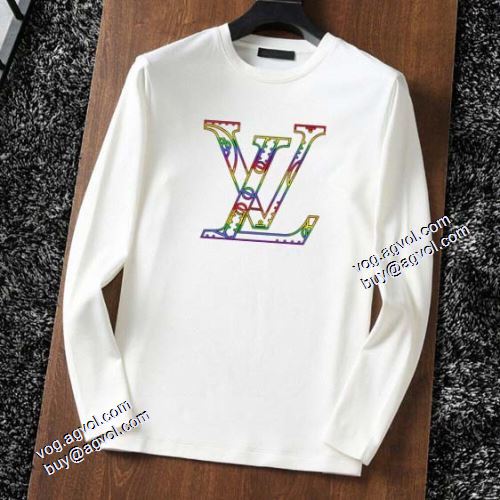 2021秋冬 ルイ ヴィトン LOUIS VUITTON 先行販売 快適な着心地 2色可選 ルイ ヴィトンスーパーコピー 長袖Tシャツ