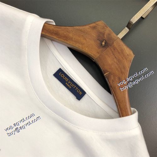 長袖Tシャツ 2色可選 人気販売中 柔らかい手触り ルイ ヴィトンスーパーコピー 2021秋冬 ルイ ヴィトン LOUIS VUITTON