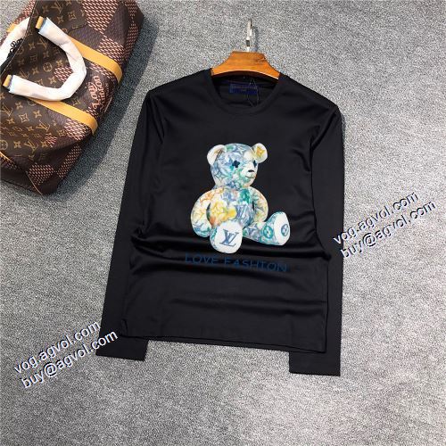 2021秋冬 ルイ ヴィトン LOUIS VUITTON 先行販売 ルイ ヴィトンコピー 長袖Tシャツ 2色可選 着心地満点