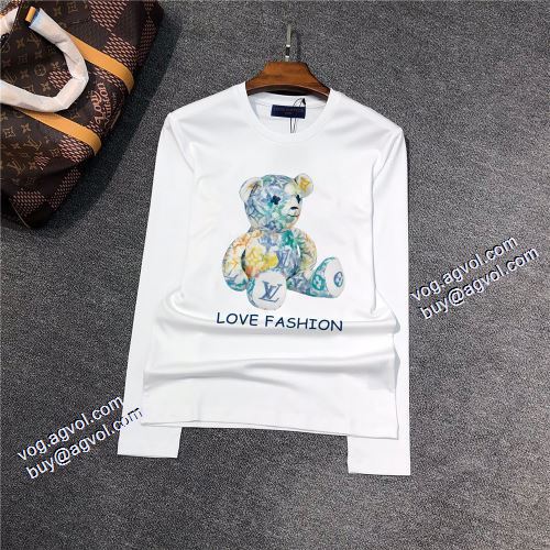 2021秋冬 ルイ ヴィトン LOUIS VUITTON 先行販売 ルイ ヴィトンコピー 長袖Tシャツ 2色可選 着心地満点