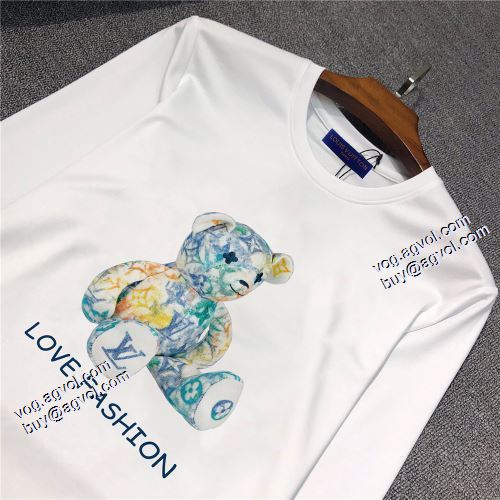 2021秋冬 ルイ ヴィトン LOUIS VUITTON 先行販売 ルイ ヴィトンコピー 長袖Tシャツ 2色可選 着心地満点