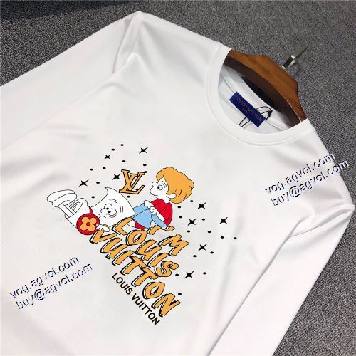 2色可選 長袖Tシャツ 魅力ファッション 着回し度抜群 ルイ ヴィトンコピーブランド 2021秋冬 ルイ ヴィトン LOUIS VUITTON