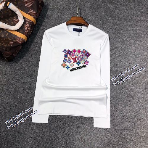 2021秋冬 ルイ ヴィトン LOUIS VUITTON 長袖Tシャツ 2色可選 暖かみのある肌触り ルイ ヴィトンコピー ブランド 豊富なサイズ