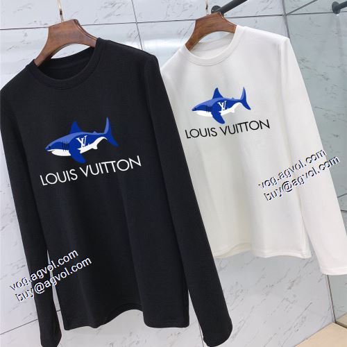 個性的 長袖Tシャツ 2色可選 2021秋冬 ルイ ヴィトン LOUIS VUITTON 快適な着心地 ルイ ヴィトンブランド 偽物 通販