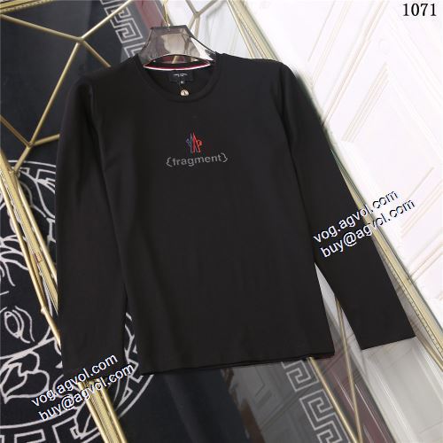 2021秋冬 モンクレール MONCLER 個性的 3色可選 モンクレールブランド コピー 長袖Tシャツ 暖かみのある肌触り