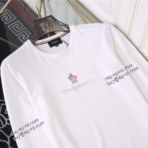 2021秋冬 モンクレール MONCLER 個性的 3色可選 モンクレールブランド コピー 長袖Tシャツ 暖かみのある肌触り