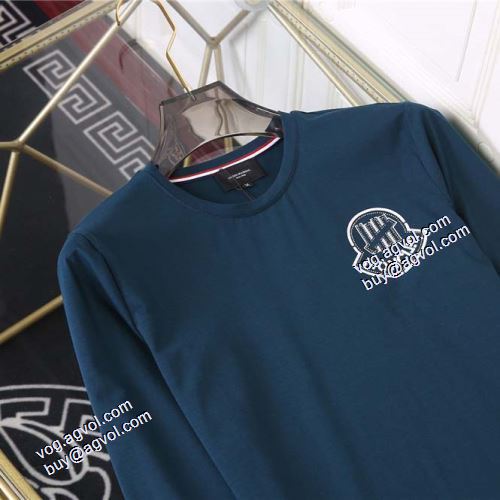 3色可選 長袖Tシャツ 希少価値大！着心地満点 モンクレールスーパーコピー 2021秋冬 モンクレール MONCLER