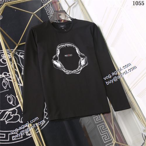 モンクレールコピー 長袖Tシャツ 3色可選 着回し度抜群 2021秋冬 モンクレール MONCLER 高品質 人気