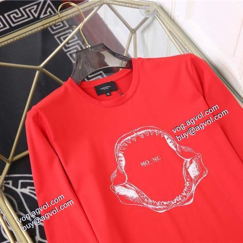 モンクレールコピー 長袖Tシャツ 3色可選 着回し度抜群 2021秋冬 モンクレール MONCLER 高品質 人気
