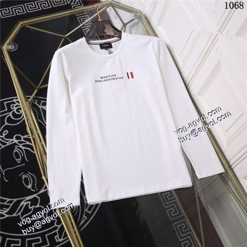 長袖Tシャツ 高級感ある 3色可選 2021秋冬 モンクレール MONCLER モンクレールコピー ブランド 3色可選 超目玉