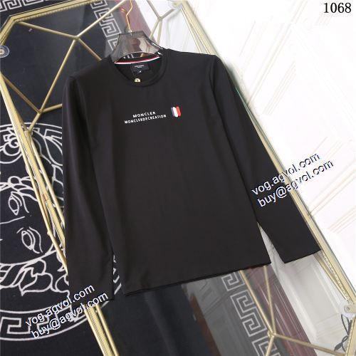 長袖Tシャツ 高級感ある 3色可選 2021秋冬 モンクレール MONCLER モンクレールコピー ブランド 3色可選 超目玉
