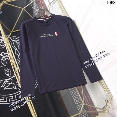 長袖Tシャツ 高級感ある 3色可選 2021秋冬 モンクレール MONCLER モンクレールコピー ブランド 3色可選 超目玉