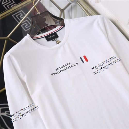 長袖Tシャツ 高級感ある 3色可選 2021秋冬 モンクレール MONCLER モンクレールコピー ブランド 3色可選 超目玉