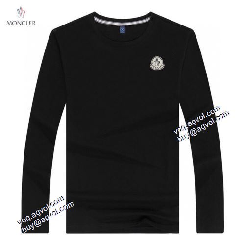 2色可選 ラウンドネック モンクレールスーパーコピー 激安 個性的なデザ 2021秋冬 モンクレール MONCLER 長袖Tシャツ