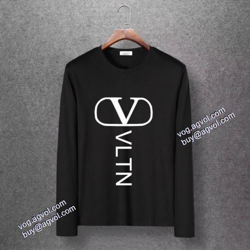 人気新品★超特価★ 5色可選 ヴァレンティノスーパーコピー 長袖Tシャツ 綿/コットン 2021秋冬 ヴァレンティノ VALENTINO