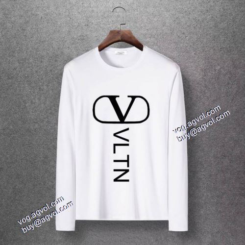 人気新品★超特価★ 5色可選 ヴァレンティノスーパーコピー 長袖Tシャツ 綿/コットン 2021秋冬 ヴァレンティノ VALENTINO