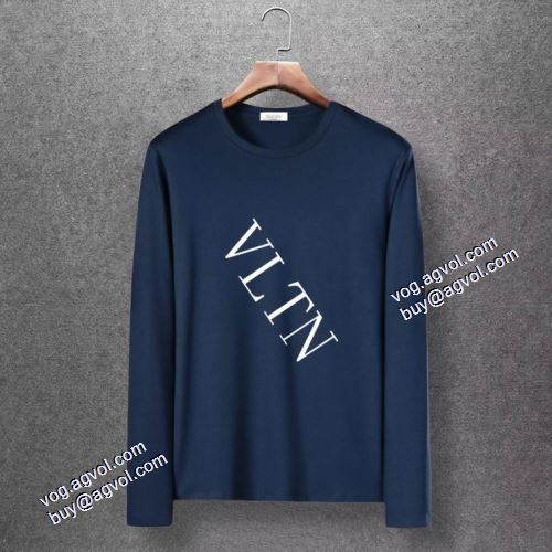 6色可選 長袖Tシャツ シンプル 2021秋冬 ヴァレンティノ VALENTINO 着心地抜群 ヴァレンティノブランド コピー