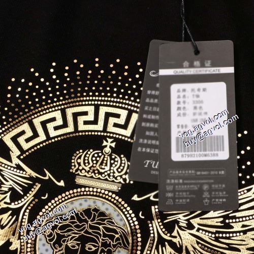 2021秋冬 ヴェルサーチVERSACE 上品上質 ヴェルサーチブランド コピー 長袖Tシャツ 綿/コットン 2色可選