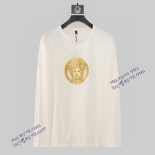 大絶賛の履き心地! 3色可選 長袖Tシャツ 暖かみのある肌触り ヴェルサーチスーパーコピー 2021秋冬 ヴェルサーチVERSACE