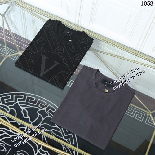 ヴェルサーチコピーブランド 長袖Tシャツ 2色可選 肌に馴染みやすい 2021秋冬 ヴェルサーチVERSACE 極上の着心地