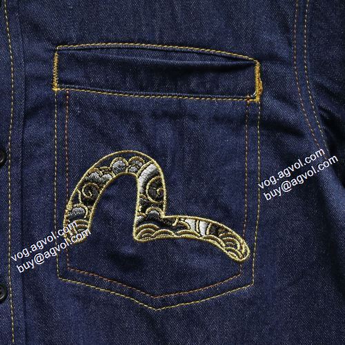 エヴィス EVISU 魅力ファッション カッコいい印象を付ける エヴィス コピー ブランド 2021秋冬 デニムジャケット 