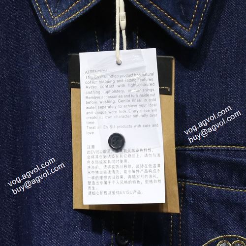エヴィス EVISU 魅力ファッション カッコいい印象を付ける エヴィス コピー ブランド 2021秋冬 デニムジャケット 