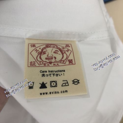 2021秋冬 長袖シャツ 着心地満点 エヴィス ブランド 偽物 通販 エヴィス EVISU 豊富なサイズ