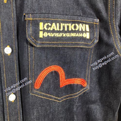 デニムジャケット 2021秋冬 エヴィス スーパーコピー 激安 個性的 エヴィス EVISU 着回し度抜群