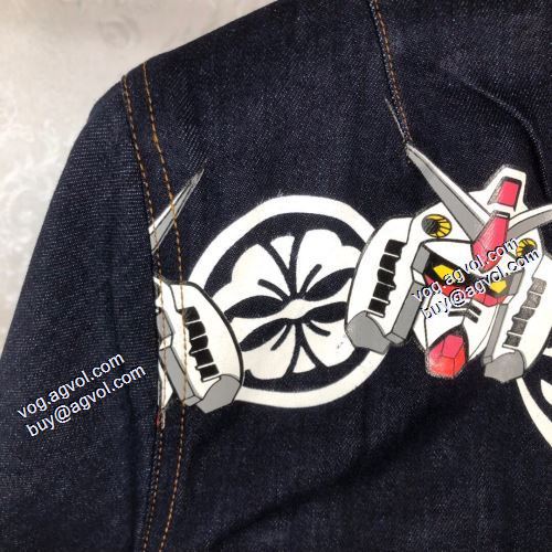 デニムジャケット 2021秋冬 エヴィス スーパーコピー 激安 個性的 エヴィス EVISU 着回し度抜群