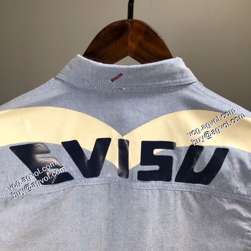 エヴィス コピーブランド 2021秋冬 希少価値大！ デニムジャケット 頑丈な素材 エヴィス EVISU 