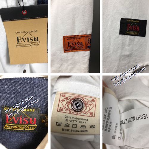 スタイリッシュな印象 2021秋冬 エヴィス スーパーコピー 代引 長袖シャツ エヴィス EVISU 高級感ある
