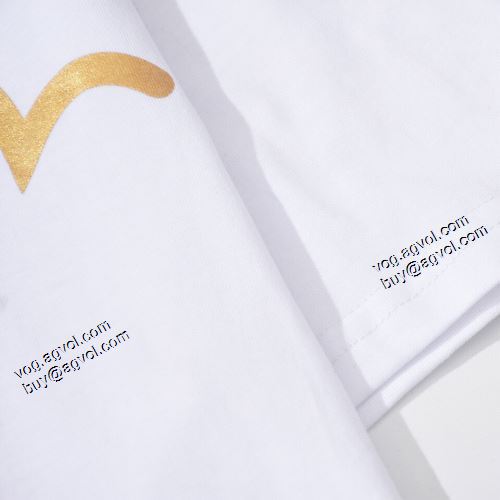 2021春夏 エヴィス EVISU 自分らしいスタイリング Tシャツ 2色可選 エヴィス ブランド コピー 最安値に挑戦