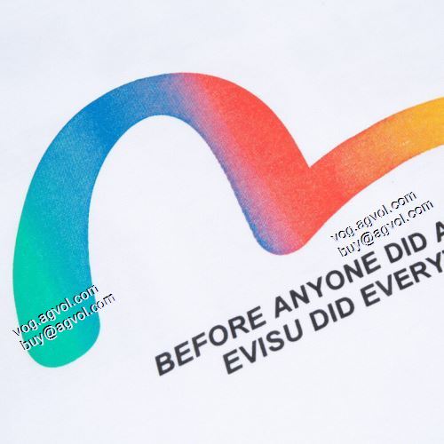 エヴィス スーパーコピー 2021春夏 Tシャツ 人気販売中 エヴィス EVISU 2色可選 高品質