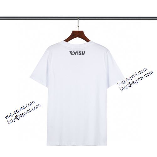 カジュアル 2021春夏 エヴィス EVISU 魅力ファッション Tシャツ エヴィス コピー ブランド 2色可選