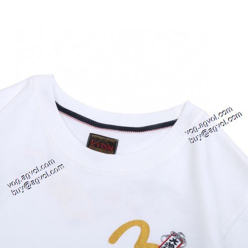 エヴィス ブランド 偽物 通販 カラーラインナップ 2021春夏 2色可選 Tシャツ エヴィス EVISU 豊富なサイズ