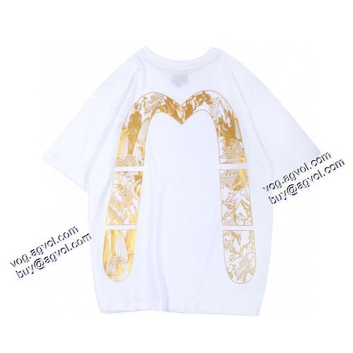 高級感ある エヴィス スーパーコピー 代引 2021春夏 エヴィス EVISU 2色可選 優しいフィット感 Tシャツ