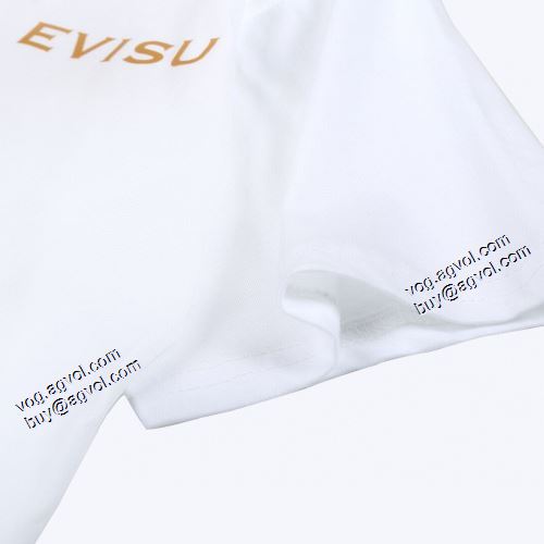 高級感ある エヴィス スーパーコピー 代引 2021春夏 エヴィス EVISU 2色可選 優しいフィット感 Tシャツ