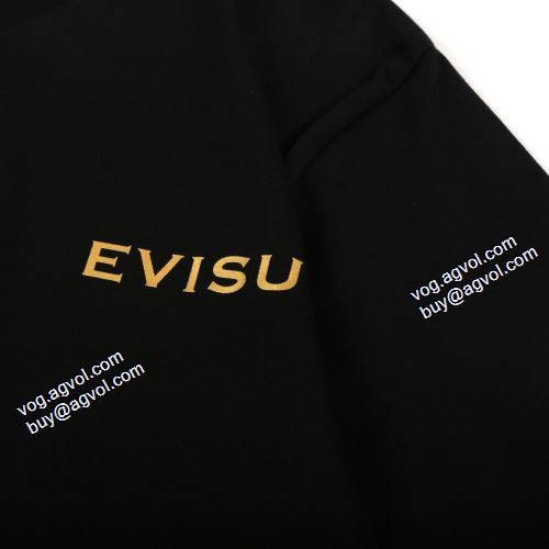 高級感ある エヴィス スーパーコピー 代引 2021春夏 エヴィス EVISU 2色可選 優しいフィット感 Tシャツ