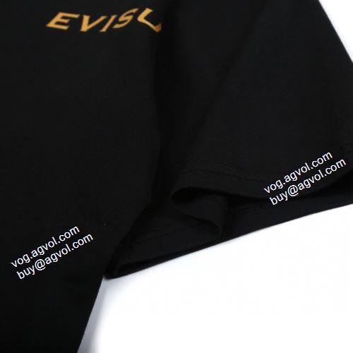 高級感ある エヴィス スーパーコピー 代引 2021春夏 エヴィス EVISU 2色可選 優しいフィット感 Tシャツ