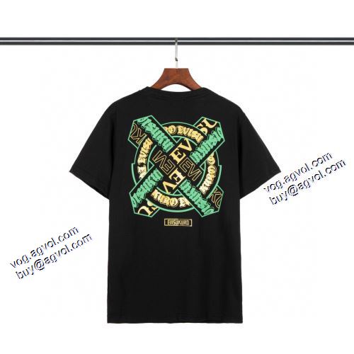 エヴィス ブランドコピー 個性的なデザ クールビズ 2色可選 Tシャツ 2021春夏 エヴィス EVISU Tシャツ