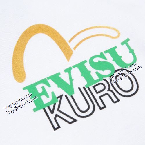 エヴィス ブランドコピー 個性的なデザ クールビズ 2色可選 Tシャツ 2021春夏 エヴィス EVISU Tシャツ
